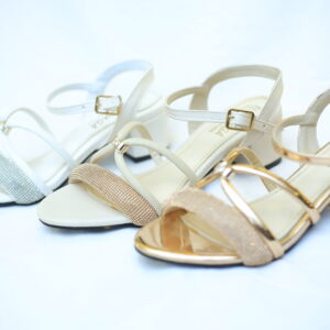 Woman’s Buckle Block Heel Sandal