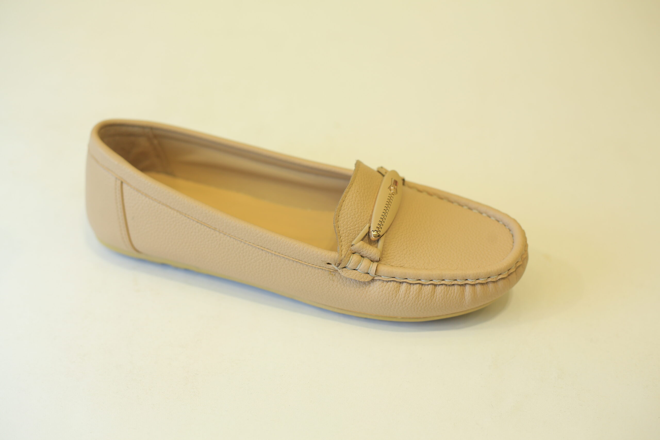 Metal Accent Flat Loafer