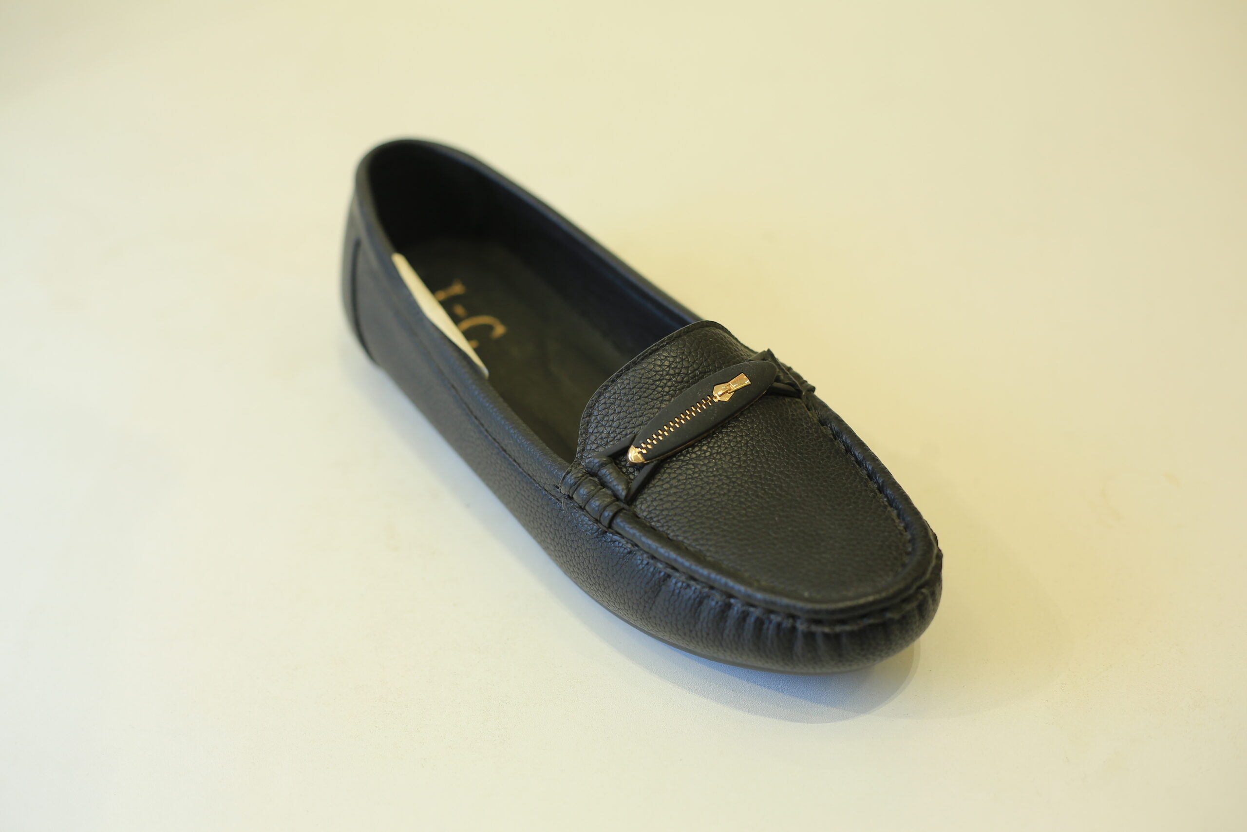 Metal Accent Flat Loafer