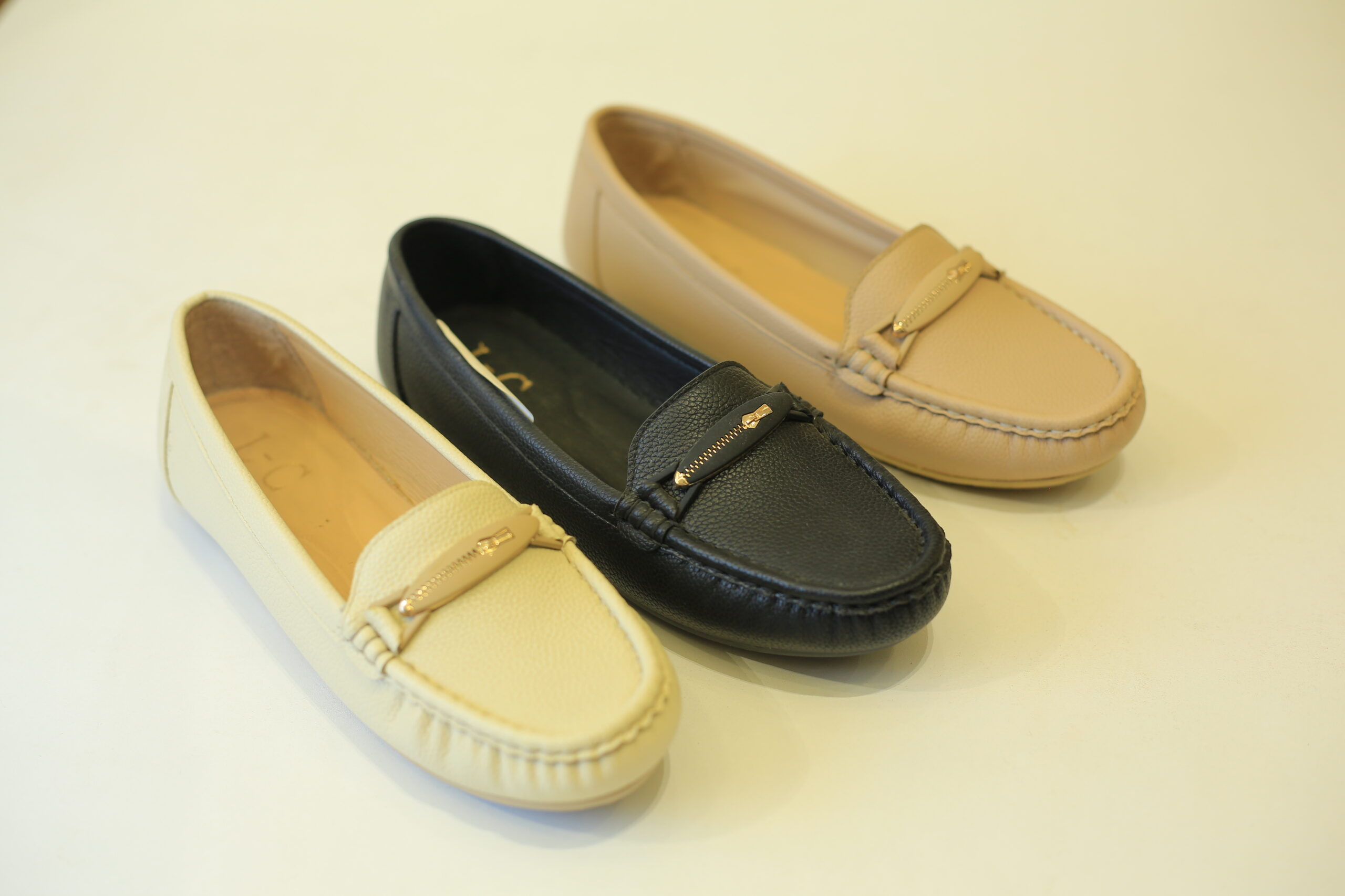 Metal Accent Flat Loafer