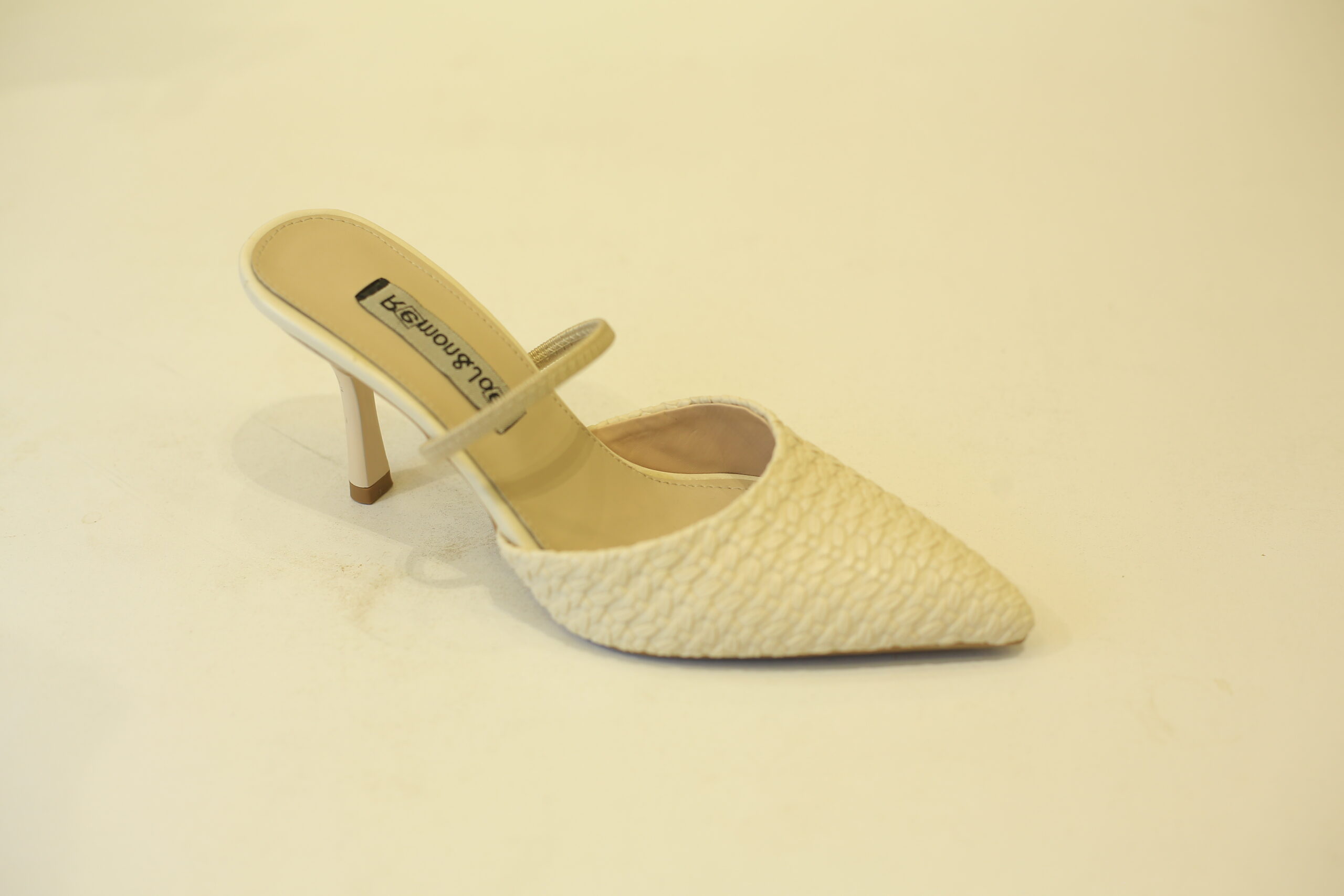 Women’s Stiletto Mule with Front Strap