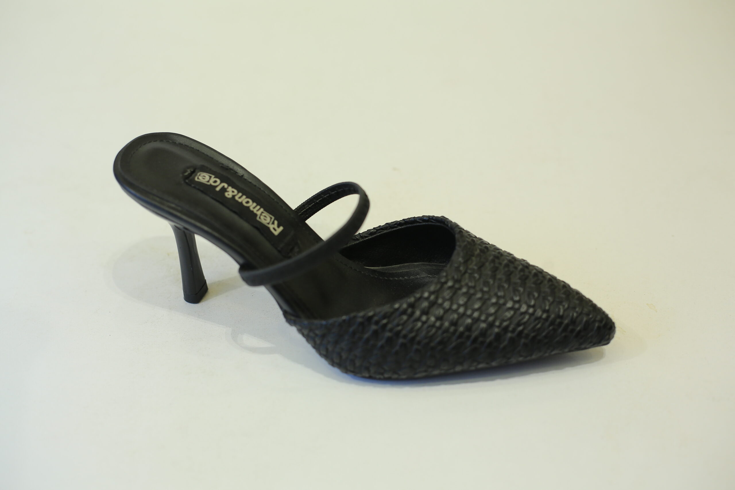 Women’s Stiletto Mule with Front Strap